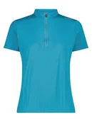 Koszulki sportowe damskie - cmp Koszulka kolarska w kolorze niebieskim - miniaturka - grafika 1