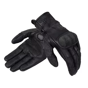 BROGER Florida skórzane rękawice motocyklowe dla mężczyzn Dyneema Fibre ochraniacze na kostki, perforacja, przyjazne dla ekranu dotykowego - Rękawice motocyklowe - miniaturka - grafika 1