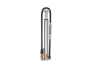Lezyne Pompka Micro Floor Drive HP ABS srebrny / Wersja zestawu: z manometrem LZN-1-MP-MFDR-V2HPG - Akcesoria rowerowe - miniaturka - grafika 1