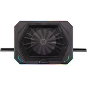 Podkładki chłodzące pod laptopa - SureFire Bora X1 RGB, 17" (48844) Czarna - miniaturka - grafika 1