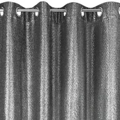 Zasłony - Eurofirany Zasłona Glossy 140x250 Czarna ex-zas-glossy-cz+sr-140x250-prze - miniaturka - grafika 1