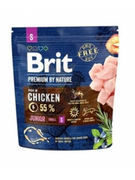 Sucha karma dla psów - Brit Premium By Nature Junior S 1 kg - miniaturka - grafika 1
