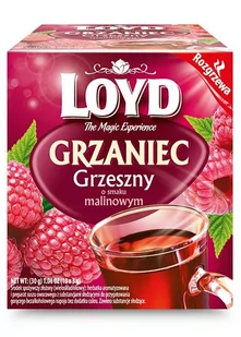 Herbata Loyd Grzaniec Grzeszny o smaku malinowym 10x3g - Herbata - miniaturka - grafika 3
