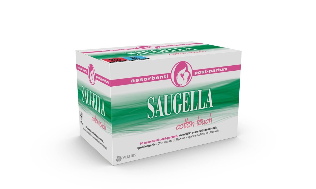 Podpaski poporodowe Saugella Cotton Touch 10 sztuk