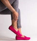 Mokasyny damskie - Ciemnoróżowe mokasyny Big Star NN274934-37 - miniaturka - grafika 1