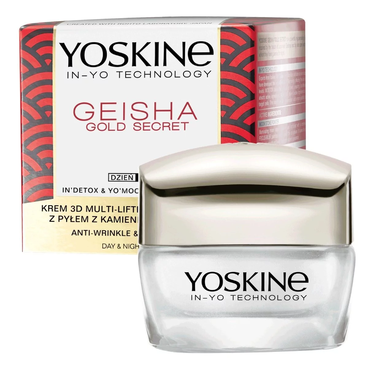 Yoskine Geisha Gold Secret Krem Na Dzień I Noc Multi-Lifting 3D 50ml