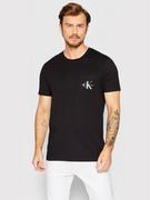 Koszulki męskie - Calvin Klein Jeans T-Shirt J30J320936 Czarny Slim Fit - miniaturka - grafika 1