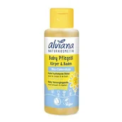Kosmetyki kąpielowe dla dzieci - Alviana Baby Pielęgnująca Oliwka Z Nagietkiem - miniaturka - grafika 1