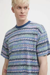 Koszulki męskie - Billabong t-shirt bawełniany męski kolor niebieski wzorzysty ABYKT00219 - grafika 1