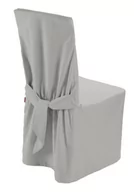 Pokrowce na meble - Dekoria Sukienka na krzesło jasny popiel 45 × 94 cm Etna 580-705-90 - miniaturka - grafika 1