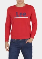Bluzy męskie - LEE CREW LOGO REGULAR FIT MĘSKA BLUZA KLASYCZNA LOGO L36JEIEF 112107872 - Lee - miniaturka - grafika 1