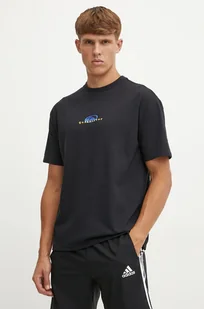 Quiksilver t-shirt Thermal Logo Mer męski kolor czarny z nadrukiem AQYZT09916 - Koszulki męskie - miniaturka - grafika 1