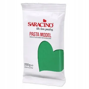 LUKIER MASA CUKROWA SARACINO ZIELONY 250g - Dodatki do ciast w proszku - miniaturka - grafika 1