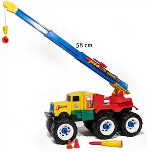 Duża ciężarówka, Dźwig z wysięgnikiem, 58 cm - Samochody i pojazdy dla dzieci - miniaturka - grafika 1