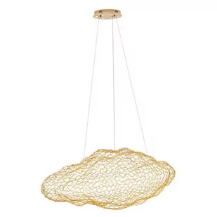 Maxlight Ażurowa LAMPA wisząca STARDUST P0432 druciany zwis LED 6W 3000K chmurka nad stół złota P0432 - Lampy sufitowe - miniaturka - grafika 1