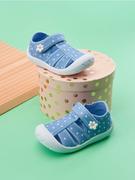 Buty dla dziewczynek - Sinsay - Sandały - błękitny - miniaturka - grafika 1