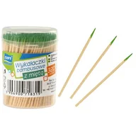 Naczynia i sztućce jednorazowe - NJ Wykałaczki Bambusowe z miętą 320szt. - miniaturka - grafika 1