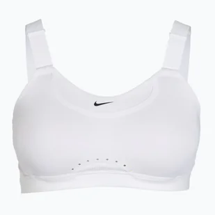Biustonosz treningowy Nike Alpha High-Support white/white/stone mauve/black WYSYŁKA W 24H 30 DNI NA ZWROT - Bielizna sportowa damska - miniaturka - grafika 1