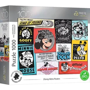 Puzzle TREFL Prime Unlimited Fit Technology Disney Retro Posters (1000 elementów) - Puzzle - miniaturka - grafika 1