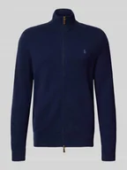 Swetry męskie - Kurtka wełniana ze stójką - miniaturka - grafika 1