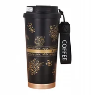 Kubki termiczne - Kubek Termiczny 500Ml Ze Słomką Na Kawę Herbatę Zimne Napoje Kolorowy - miniaturka - grafika 1