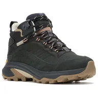 Buty trekkingowe damskie - Damskie buty turystyczne Merrell Moab Speed 2 Ltr Mid Wp Rozmiar butów (UE): 38,5 / Kolor: czarny - miniaturka - grafika 1