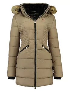 Geographical Norway Płaszcz zimowy "Abeille" w kolorze beżowym - Kurtki damskie - miniaturka - grafika 1