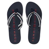 Klapki i japonki damskie - Japonki Tommy Hilfiger Th Webbing Summer Sandal FW0FW09193 Granatowy - miniaturka - grafika 1