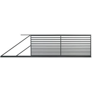 Polbram Brama  przesuwna Bali II 4x1,5 m lewa - Bramy garażowe - miniaturka - grafika 1