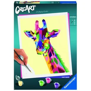 Ravensburger Malowanka CreArt Żyrafa 28993 28993 - Zabawki kreatywne - miniaturka - grafika 1