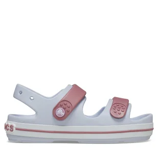 Sandały Crocs Crocband Cruiser Sandal Kids 209423 Błękitny - Buty dla chłopców - miniaturka - grafika 1