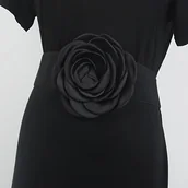 Paski - TEMU Elastyczny Pasek Damski do Garnituru - Elastyczny Pas do Sukienek, Bluz i Spódnic, Pasek Codzienny i Wieczorowy - Rozmiar (Nie Rozmiar) - Bez - miniaturka - grafika 1