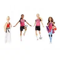 Lalki dla dziewczynek - Mattel Barbie sportowe lalki Mistrzyni sztuki walki DVF68/DWN39 - miniaturka - grafika 1