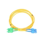 Kable miedziane - ExtraLink PATCHCORD SC/UPC-SC/APC SM G.652D DUPLEX 3.0MM 2M PVC EX.3531 - miniaturka - grafika 1