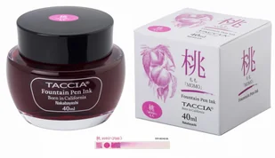 Taccia Sunaoiro Atrament Momo (Pink) 40ml - Pióra wieczne - miniaturka - grafika 1