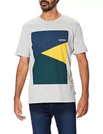 Koszulki męskie - ESPRIT T-shirt męski, 044/jasnoszary 5, L - miniaturka - grafika 1