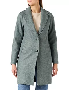 ONLY Onlcarrie Bonded Coat Otw Noos Płaszcz Kobiety,Balsam zielony/szczegół: melanż,S - Płaszcze damskie - miniaturka - grafika 1