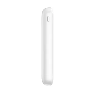 Baseus Mini S power bank 10000mAh 18W bezprzewodowa ładowarka Qi 10W USB / USB Typ C PowerDelivery QC3.0 biały (PPXFF10W-02) - Ładowarki do telefonów - miniaturka - grafika 6