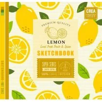 Fresh Szkicownik cytryna 200x200mm, 100g/m2 36 kartek - Szkolne artykuły papiernicze - miniaturka - grafika 1