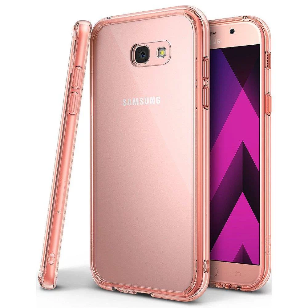 Ringke Fusion etui pokrowiec z żelową ramką Samsung Galaxy A5 2017 A520  różowy (FSSG0013-RPKG) - Ceny i opinie na Skapiec.pl