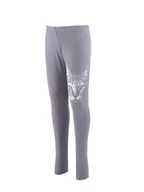 Legginsy - Dziewczęce legginsy z nadrukiem kota szare Tup Tup - miniaturka - grafika 1