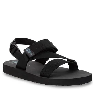 Sandały Jack Wolfskin Urban Entdeckung Belt Sandal 4056711 Black - Sandały męskie - miniaturka - grafika 1