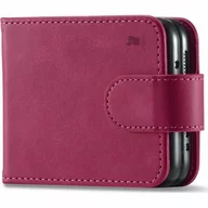 Etui i futerały do telefonów - Bizon Etui Case Wallet do Galaxy Z Flip4 różowe - miniaturka - grafika 1