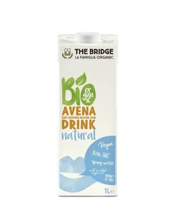 The Bridge Napój Mleko Owsiane Naturalne Bezglutenowe 1L - Napoje roślinne - miniaturka - grafika 1