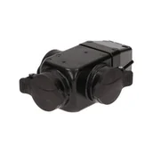 Rozgałęźniki - Orno Rozgałęźnik bryzgoszczelny i odporny na uderzenia, IP44, 3 gniazda 2P+Z, 16A, 230V AC OR-AE-1346 - miniaturka - grafika 1