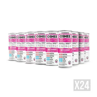 24x OSHEE Vitamin Energy Witaminy + Minerały 250 ml - Napoje gazowane - miniaturka - grafika 1