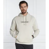Bluzy męskie - Calvin Klein Bluza DOUBLE FLOCK LOGO | Regular Fit - miniaturka - grafika 1