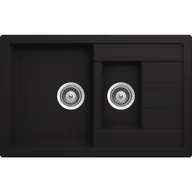 Zlewozmywaki - Schock Manhattan D-150S Onyx - miniaturka - grafika 1