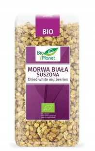 ﻿MORWA BIAŁA OWOC suszona EKO 250g Bio Planet - Zdrowa żywność - miniaturka - grafika 5