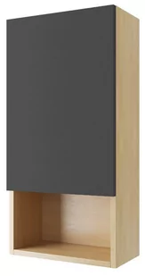 Excellent Excellent Tuto szafka szary dąb MLEX0107400BLGR - Szafki łazienkowe - miniaturka - grafika 1